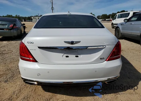 2017 Genesis G90 Ultimate z USA, uszkodzony, nr VIN KMHG54JH5HU024984